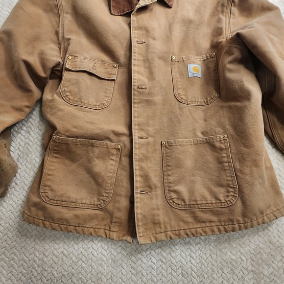 Vintage Carhartt JQ186 Quilted Coat Jacket Mens Size 44 Union Made In The USA - Picture 7 of 16